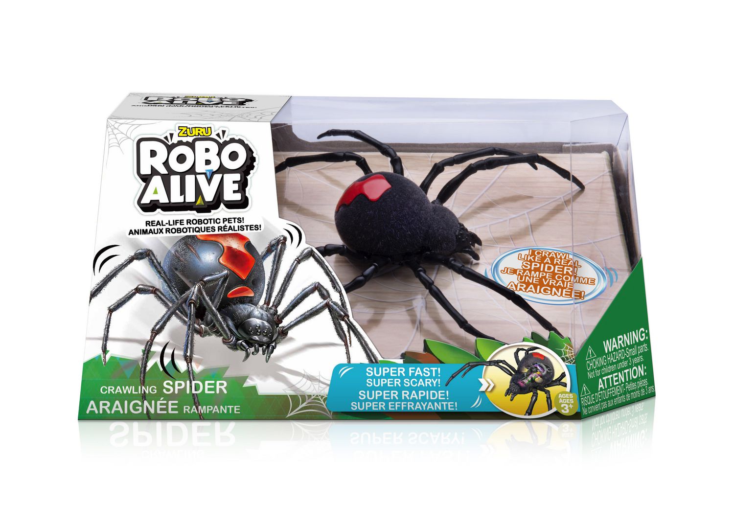 zuru robo alive crawling spider