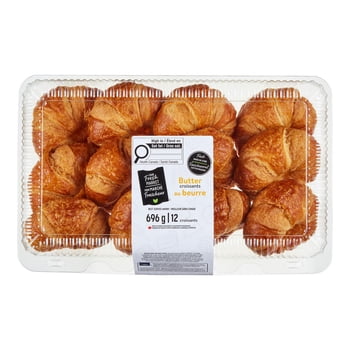 Your Fresh Market Butter Croissants, 12 pieces, 696 g total