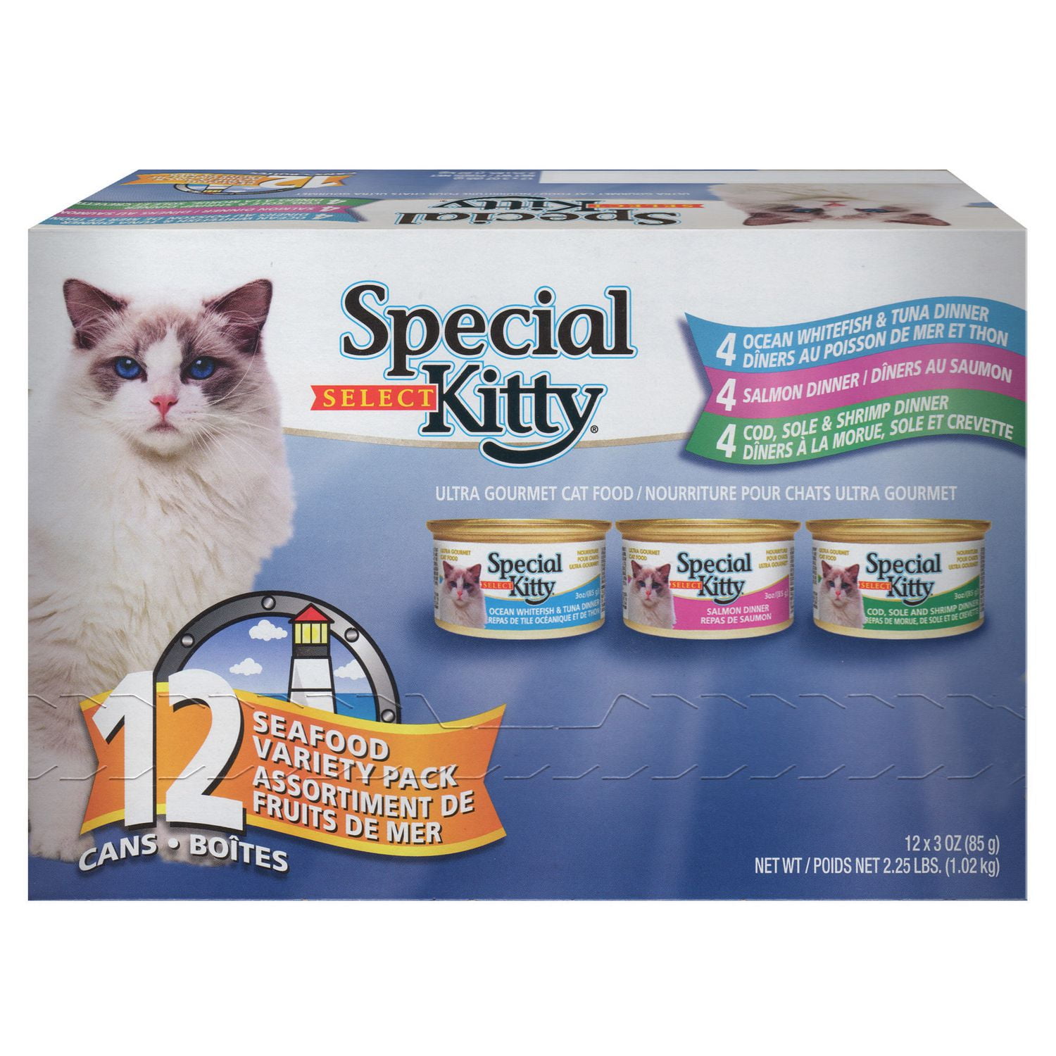 Special Kitty Select Ultra Gourmet CAT Food Seafood Variety Pack