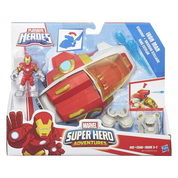 Playskool Heroes Marvel Super Hero Adventures - Vaisseau stellaire d'Iron Man