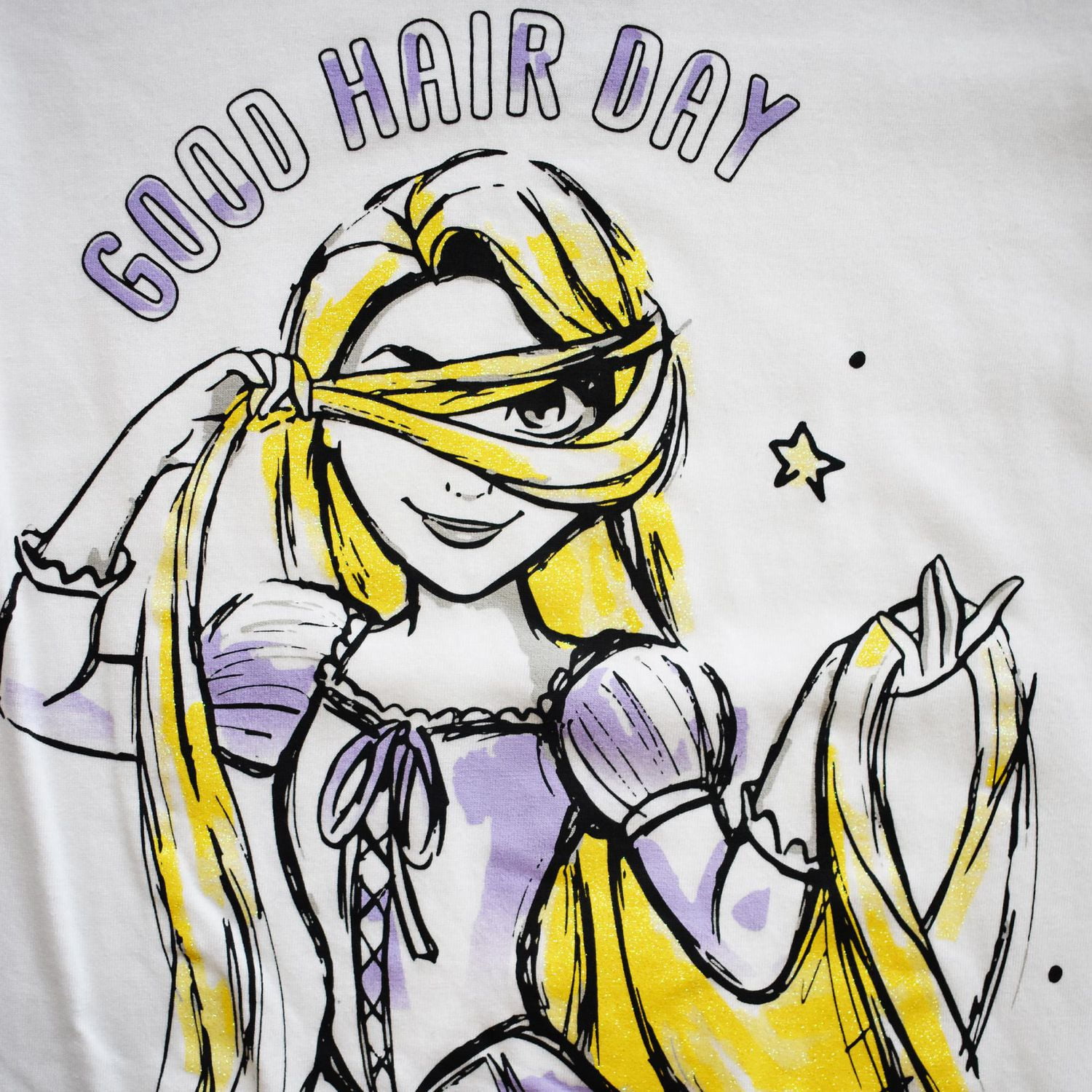 Girls Disney Frozen Good Hair Day Raps T-Shirt