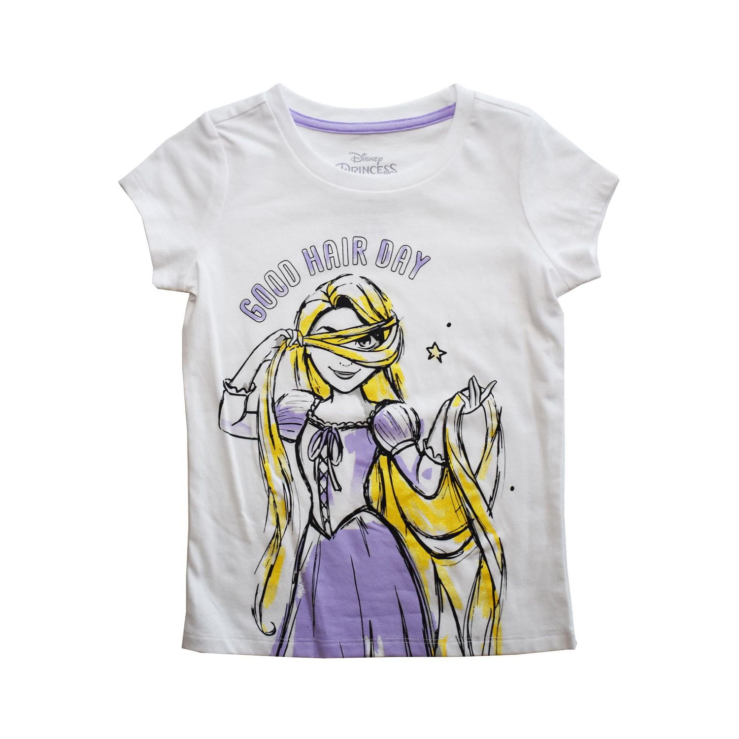 Girls Disney Frozen Good Hair Day Raps T-Shirt
