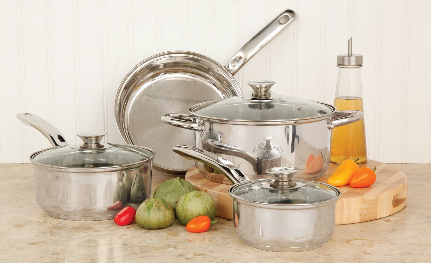 SUNBEAM ANSONVILLE 7PIECE STAINLESS COOKWARE SET Walmart Canada