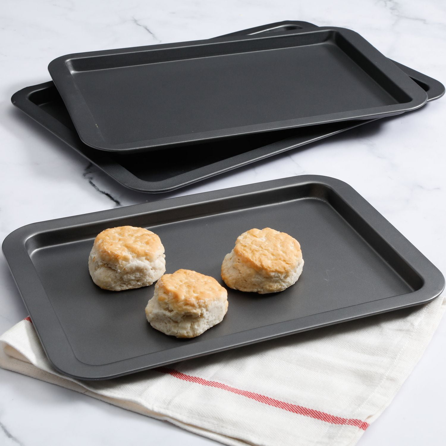 Sunbeam Sun Beam Sweet Bake 3PIECE Cookie Sheets Set Walmart Canada