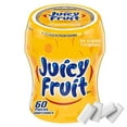 thumbnail image 1 of JUICY FRUIT, Fruit Flavoured Chewing Gum, 60 Pieces, 1 of 10