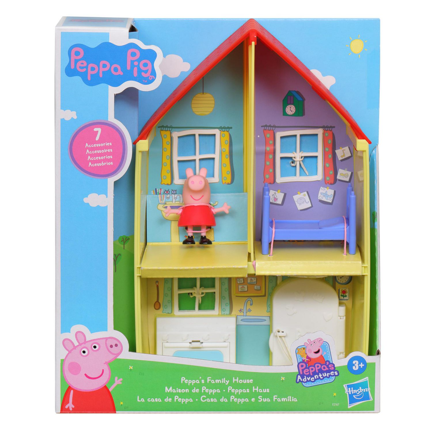 Peppa pig - peppa's adventures - peppa a l'épicerie - jouet préscolaire  avec 2 figurines et 8 accessoires des 3 ans - La Poste