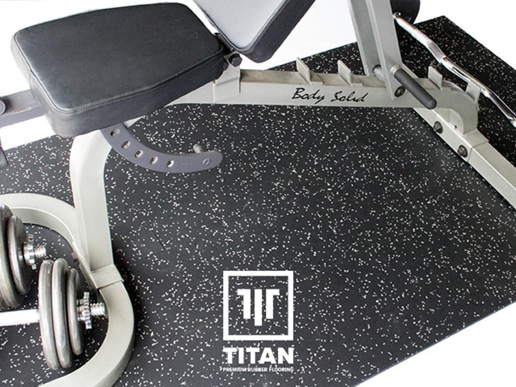 Titan rubber discount gym floor tile