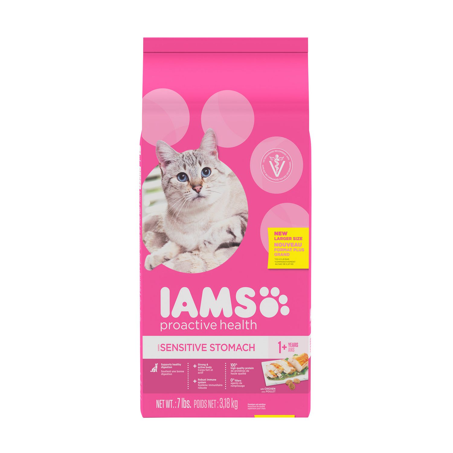Iams Proactive Health Adult Sensitive Stomach with Chicken Premium CAT