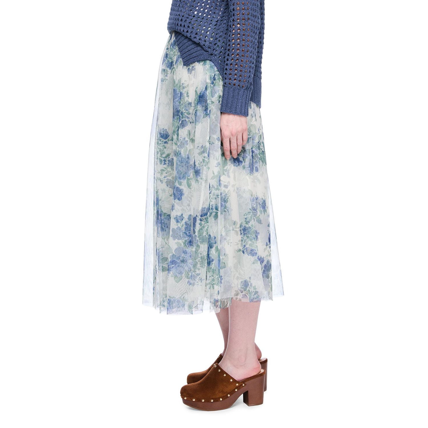 Jupe plissée en maille Wild Skye pour femmes