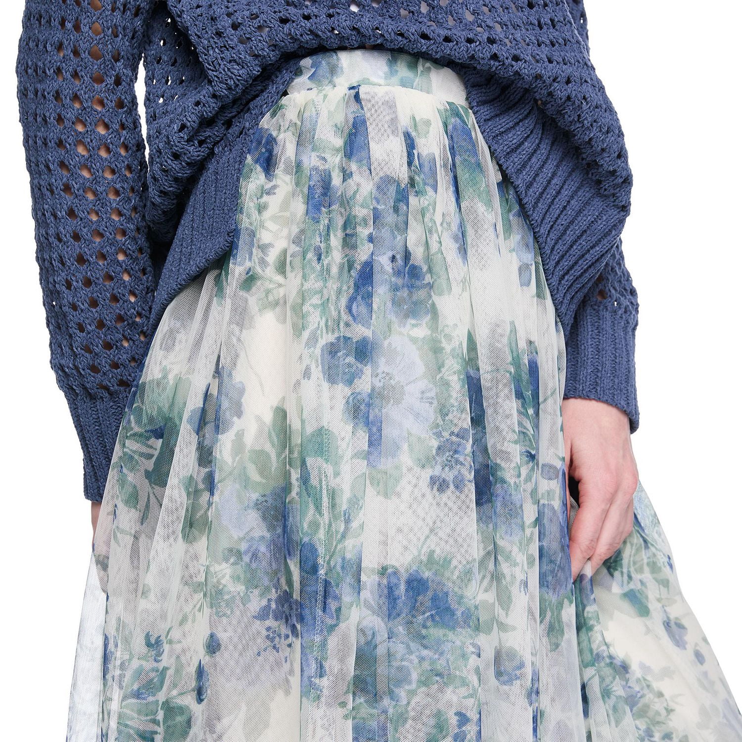 Jupe plissée en maille Wild Skye pour femmes
