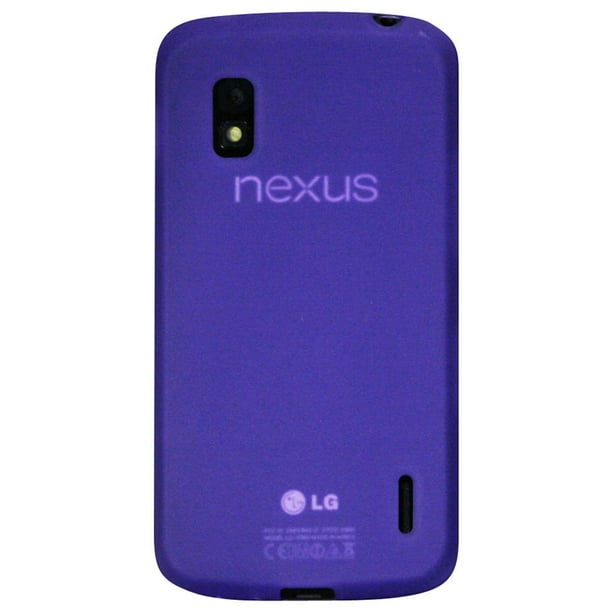 Étui pour Nexus 4 d’Exian - TPUR transparent givré
