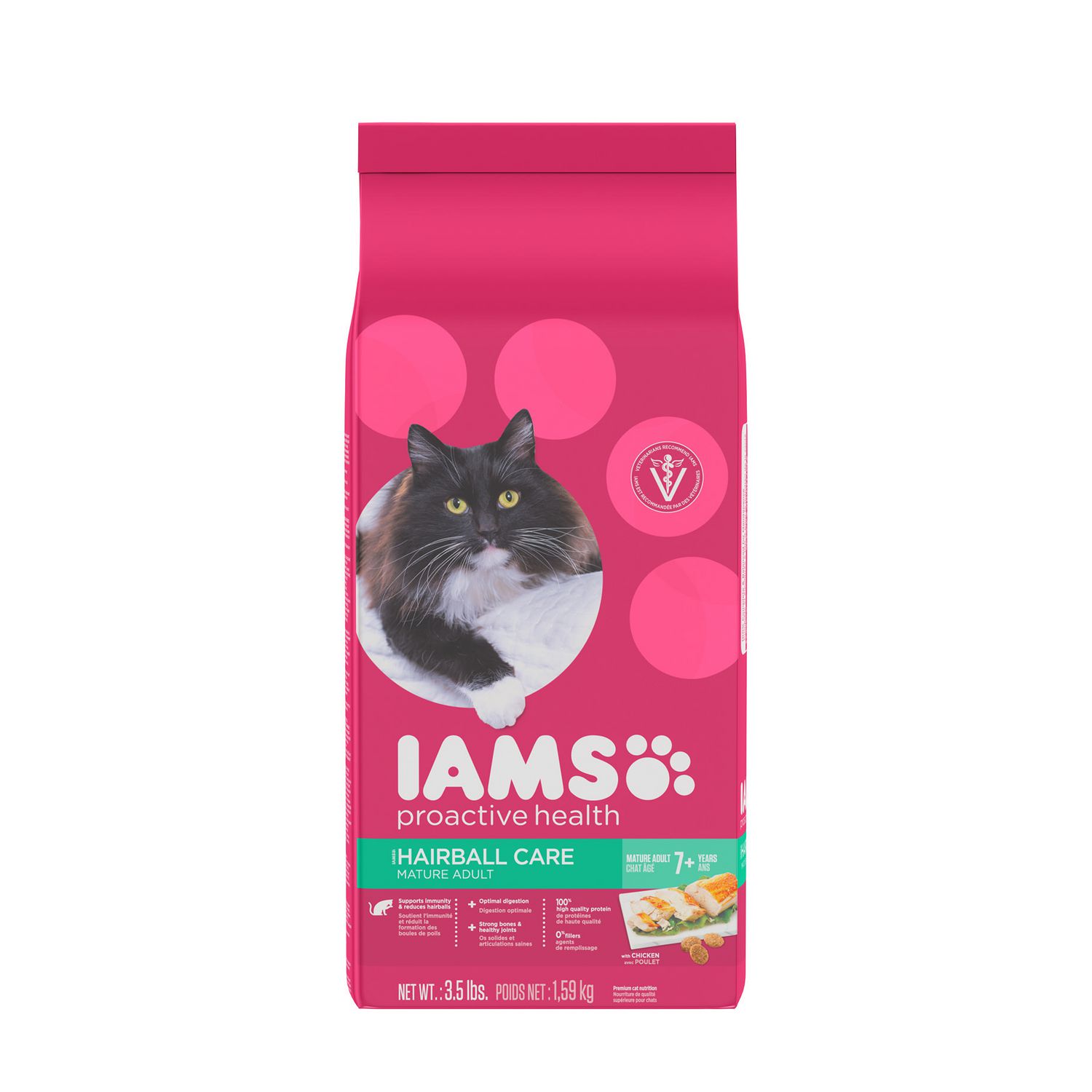 Iams Proactive Health Mature Adult Hairball Care with Chicken Premium