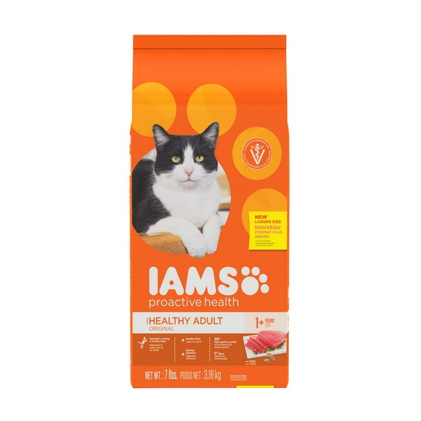 Nourriture sèche pour chats adultes Proactive Health d'IAMS à saveur de thon 1,59 à 3,18 kg