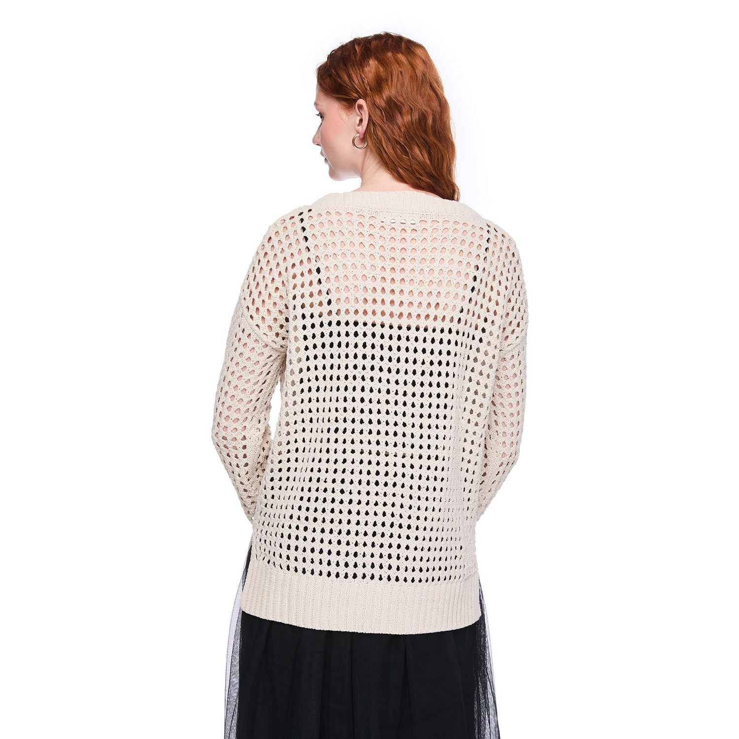 Chandail surdimensionné ajouré Wild Skye pour femmes