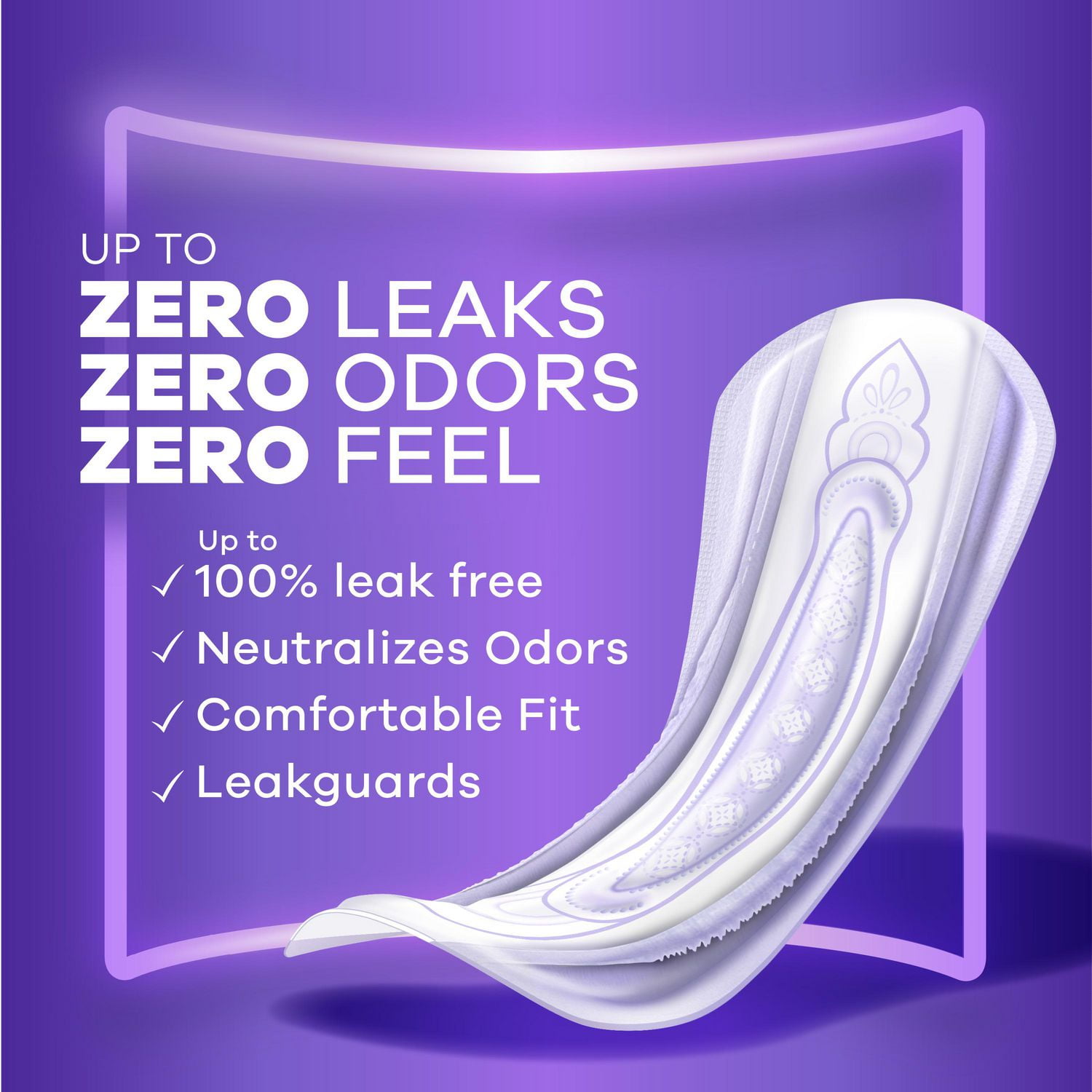 Always Discreet Adult Incontinence Pads for Women, Extra Heavy Absorbency, Long Length, Postpartum Pads, 28CT