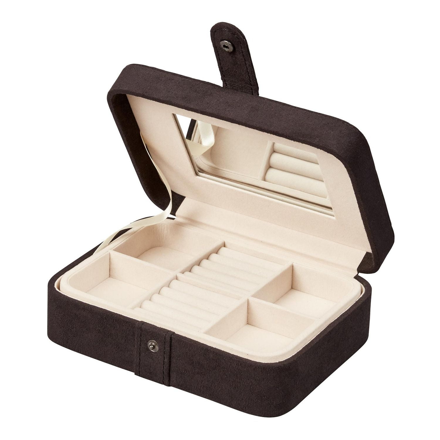 Mele and Co Giana  Plush Fabric Fashion Jewellery Box