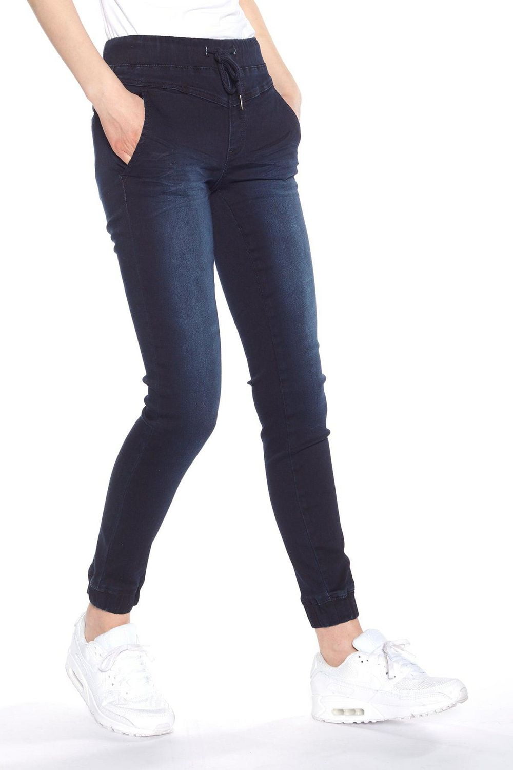 Foxy en denim™ Pantalon de jogging pour dames | Rinçage indigo foncé
