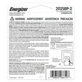 thumbnail image 3 of Energizer 2025 Batteries (2 Pack), 3V Lithium Coin Batteries, 3 of 9