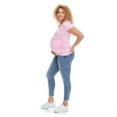 thumbnail image 2 of Paisley Sky Maternity Short Sleeve V-Neckline Tee, 2 of 6