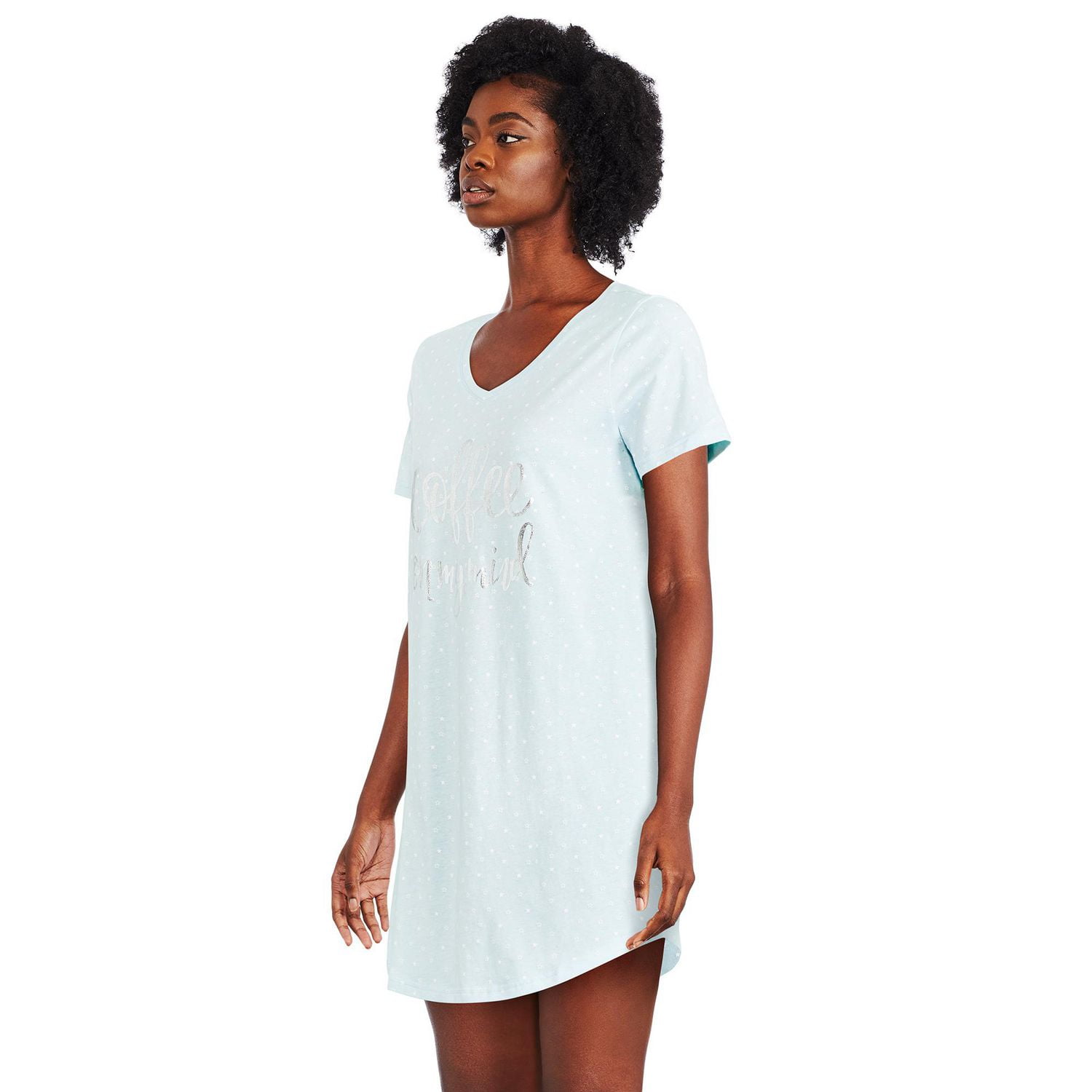 George Women's Hacci Henley Nightgown