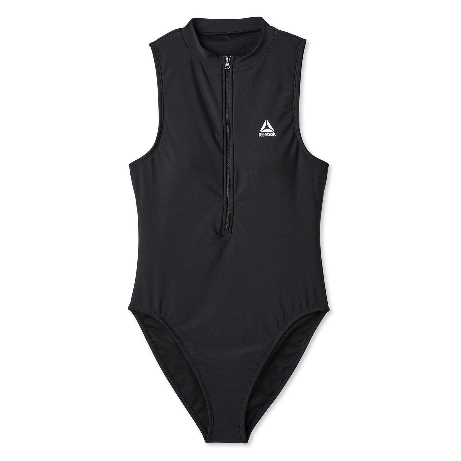Reebok Women's Half Zip One Piece Swimsuit
