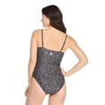 thumbnail image 3 of Reebok Women's Shirred One Piece Swimsuit, 3 of 6