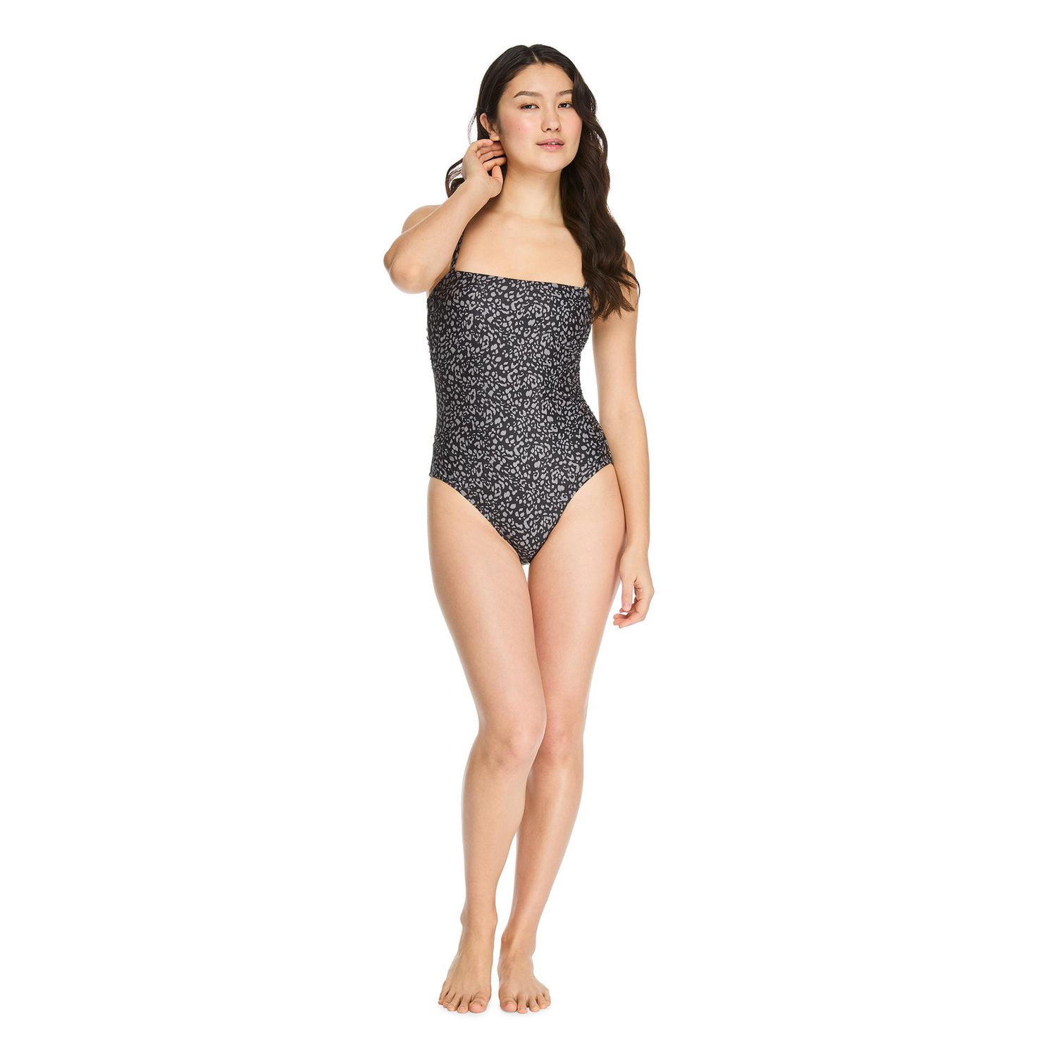 Maillot de bain 1 pièce froncé Reebok pour femmes