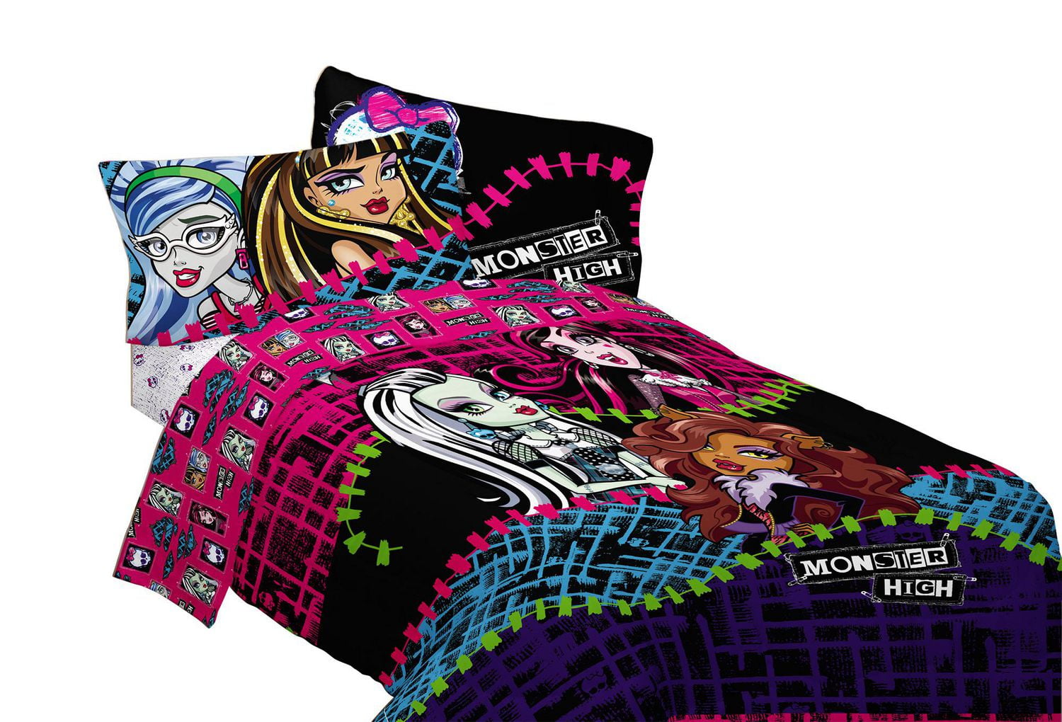 Mattel Monster High All Ghouls Allowed Twin Full Comforter