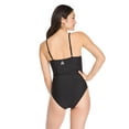 thumbnail image 3 of Reebok Women's Shirred One Piece Swimsuit, 3 of 6