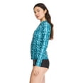 thumbnail image 2 of Reebok Women's Full Zip Rashguard, 2 of 6