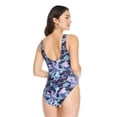 thumbnail image 3 of Reebok Women's Scoop-Neck One Piece Swimsuit, 3 of 6