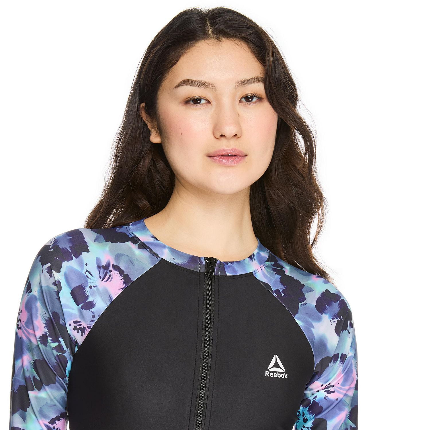 Maillot de bain anti-UV à manches longues Reebok pour femmes