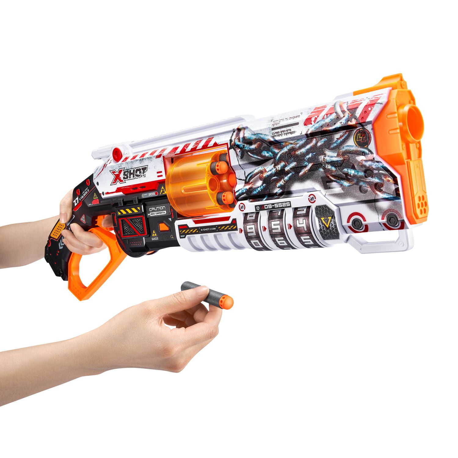 X-Shot Skins Lock Blaster (16 Darts), By Zuru - Walmart.ca