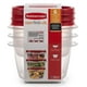 Rubbermaid Easy-Find Lid Food Storage Container Value Pack, 2-296 mL, 1-473mL - image 1 of 5