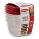 Rubbermaid Easy-Find Lid Food Storage Container Value Pack, 2-296 mL, 1-473mL - image 5 of 5