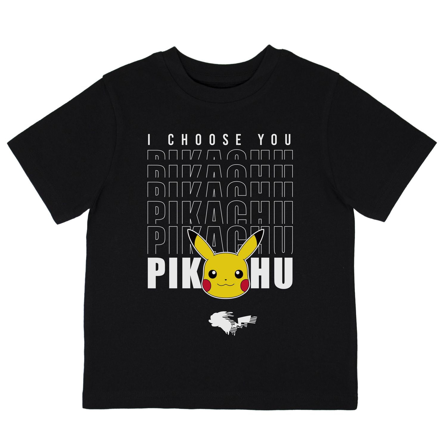 Pokemon T-shirt col rond à manches courtes pour garçon