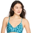 thumbnail image 4 of Reebok Women's Plunge-Neck Bikini Top, 4 of 6