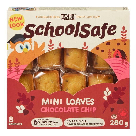 School Safe Chocolate Chip Mini Loaves