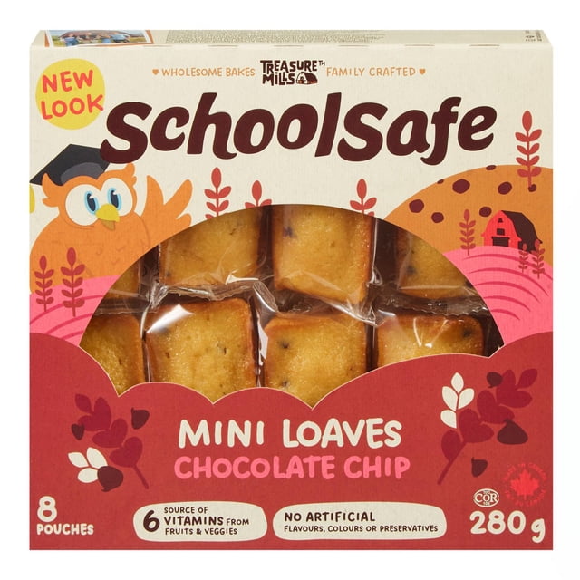 School Safe Chocolate Chip Mini Loaves