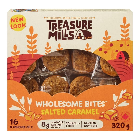 Wholesome Bites™ au caramel salé Treasure Mills