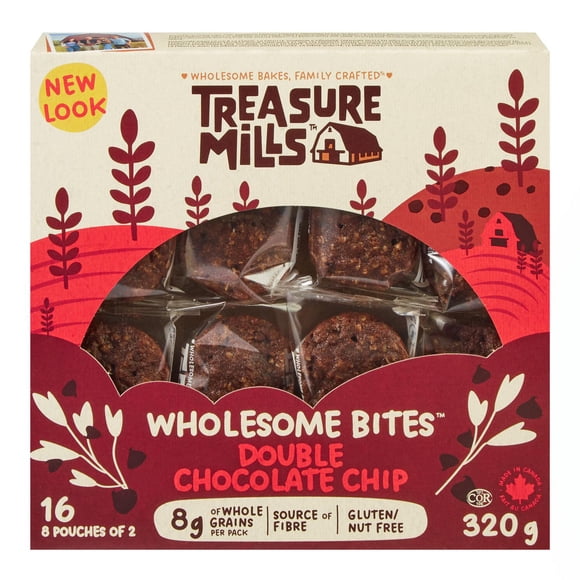 Treasure Mills Double Chocolate Chip Wholesome Bites