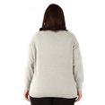 thumbnail image 2 of Devoted Women’s Plus size Exposed Seams V-Neck Sweater, 2 of 2