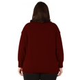 thumbnail image 2 of Devoted Taille Plus Femme Pull col V à coutures apparentes, 2 of 2