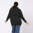 thumbnail image 2 of Devoted Women’s Plus size Ottoman Mock Neck Tunic, 2 of 2