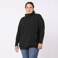 thumbnail image 1 of Devoted Women’s Plus size Ottoman Mock Neck Tunic, 1 of 2