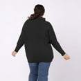 thumbnail image 2 of Devoted Women’s Plus size Ottoman Mock Neck Tunic, 2 of 2