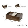 thumbnail image 4 of Mele and Co Rex Dark Oak Valet with Charging Cable, 4 of 4