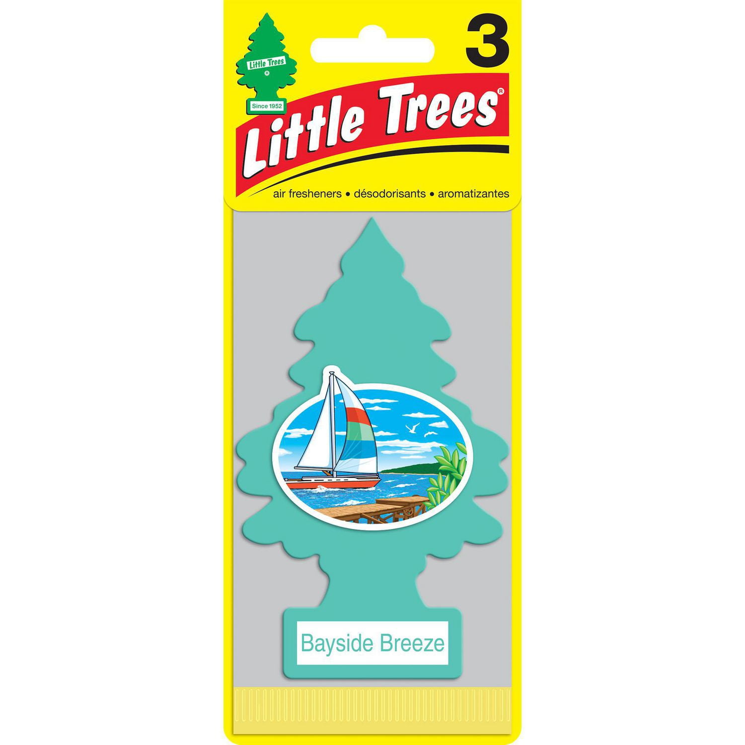 LITTLE TREES air freshener Bayside Breeze 3Pack Walmart Canada