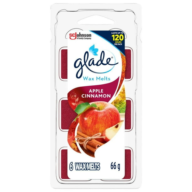 Glade® Cubes de Cire, Pomme et Cannelle 6 fondre