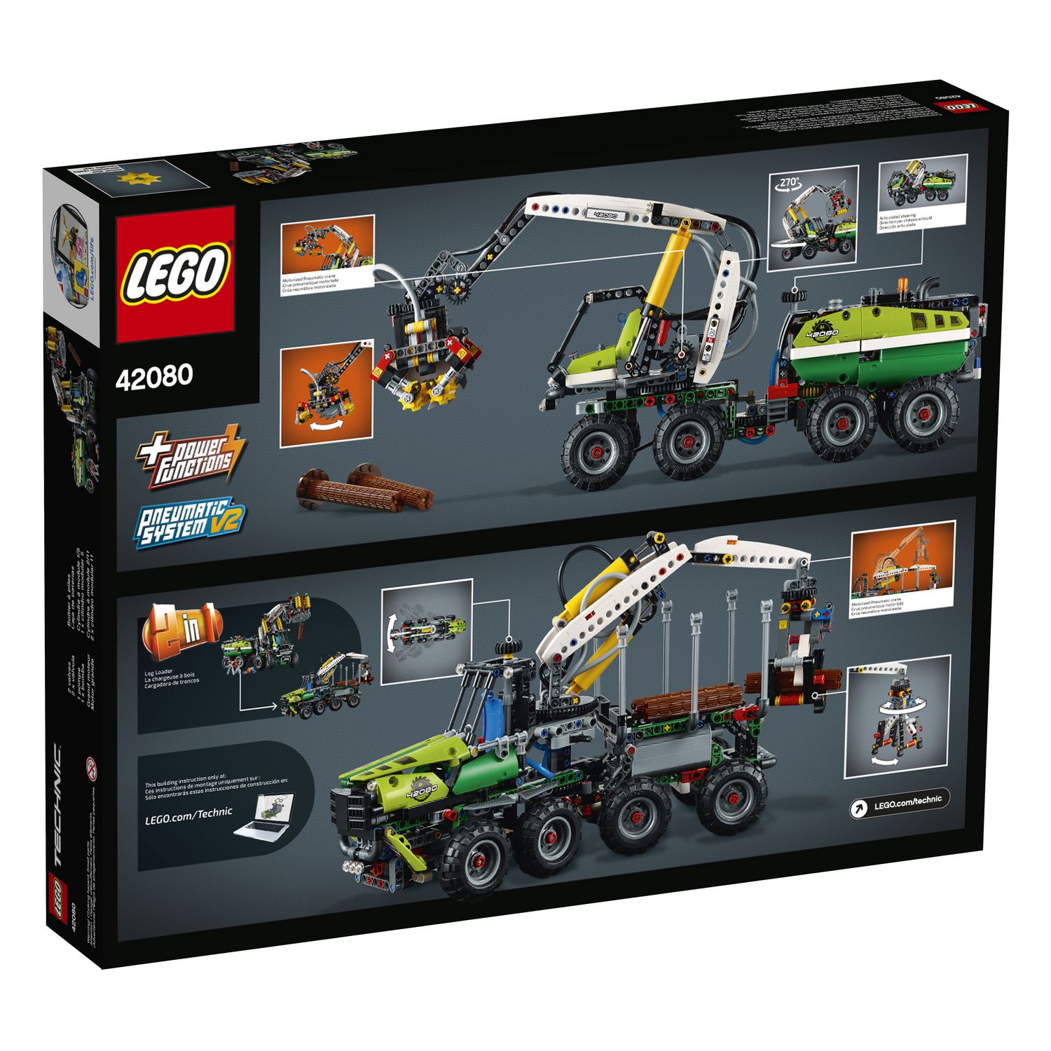 LEGO Technic Forest Machine 42080 Building Kit (1003 Piece)